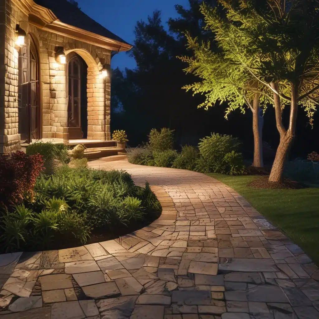 Accentuating Hardscapes with Landscape Lighting