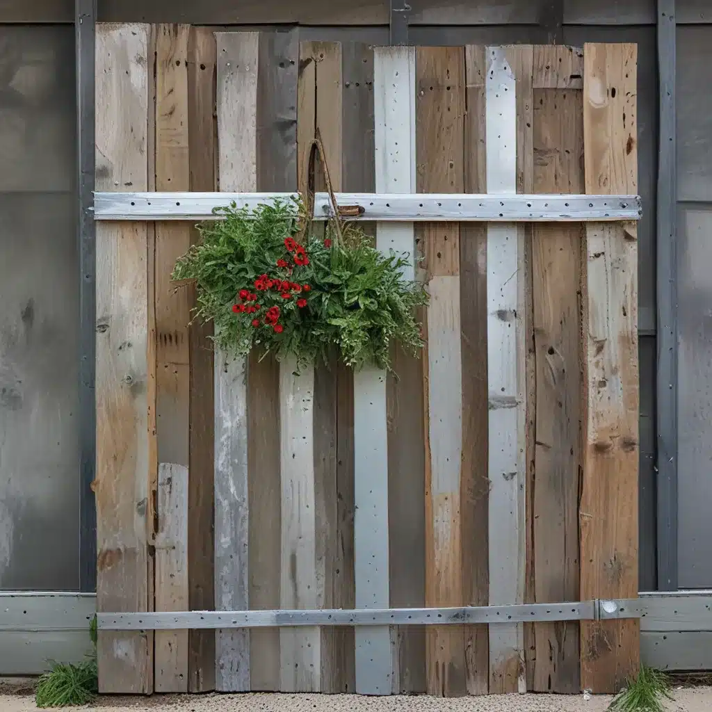 All the Rage: Outdoorsy Barnwood and Galvanized Garden Elements