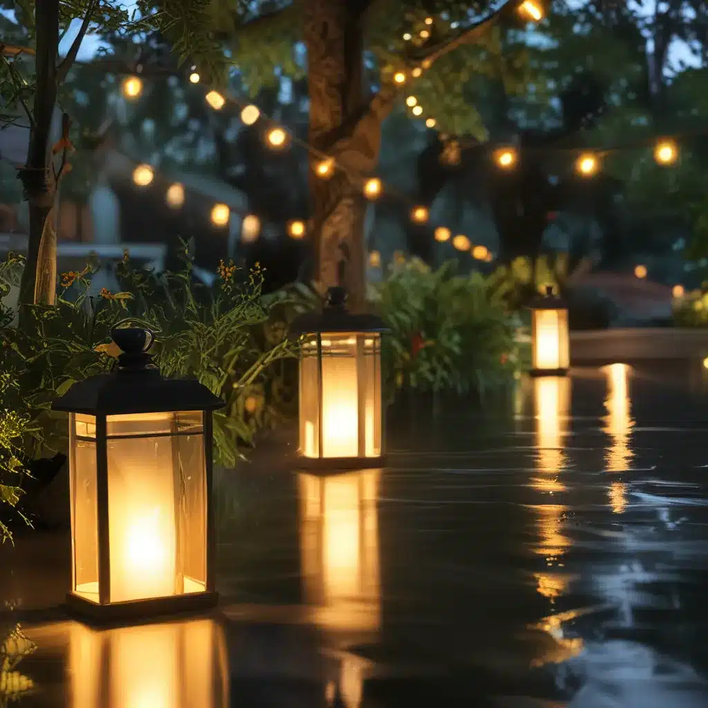 Create an Outdoor Oasis with Lighting