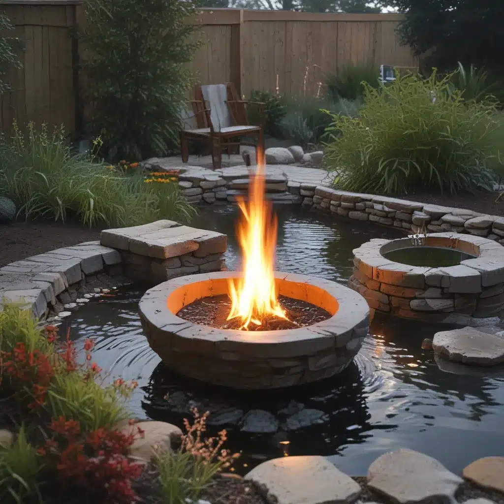 Fire and Water: Combining Firepits and Ponds for Double the Ambiance