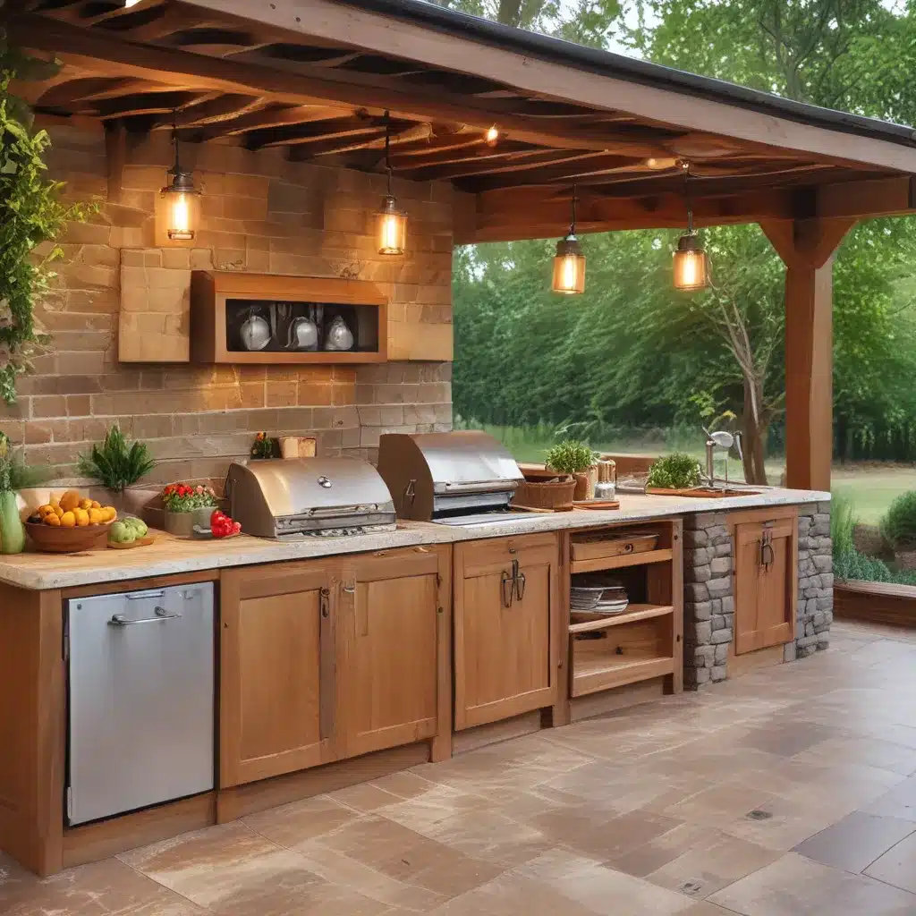 Get Cooking Outside With Outdoor Kitchen Designs