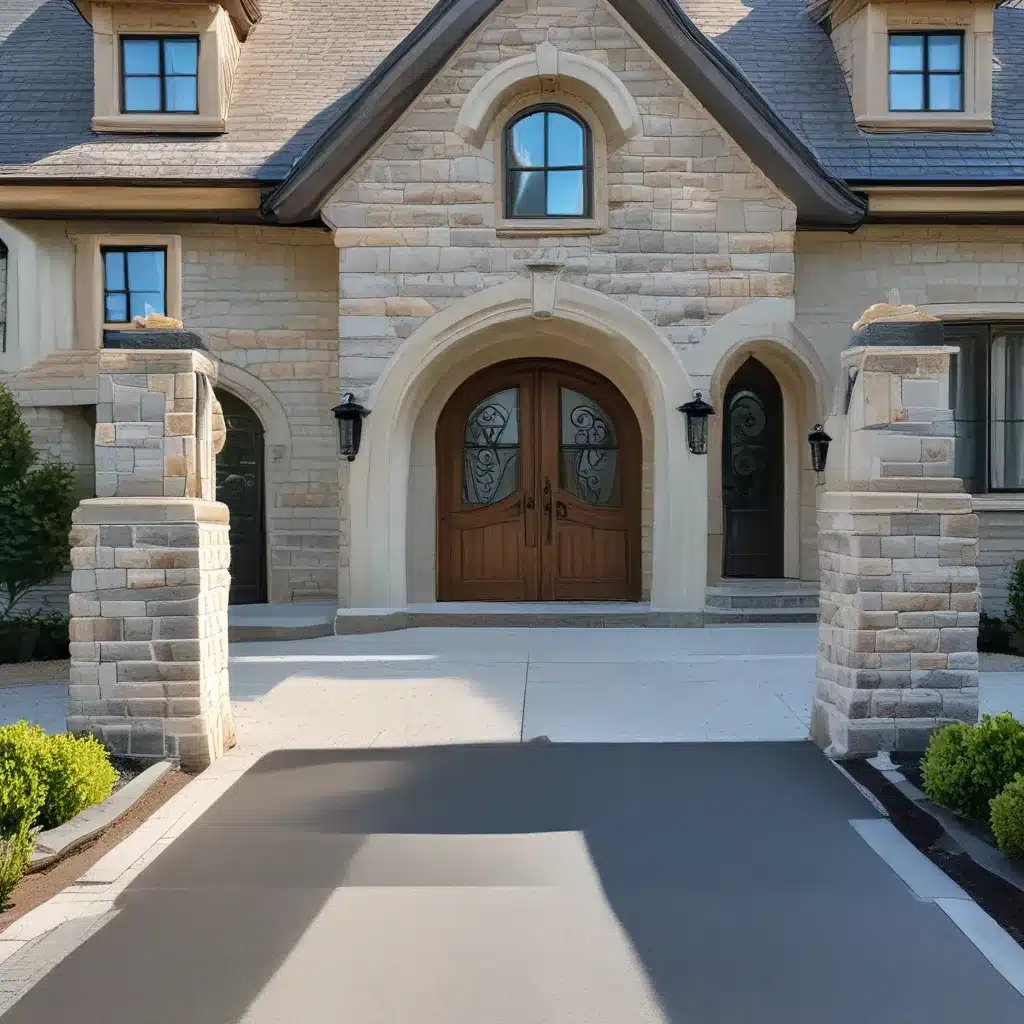 Grand Entrances With Sweeping Driveway Designs