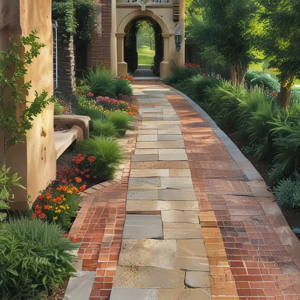 InvitingColors and Textures for Welcoming Walkways