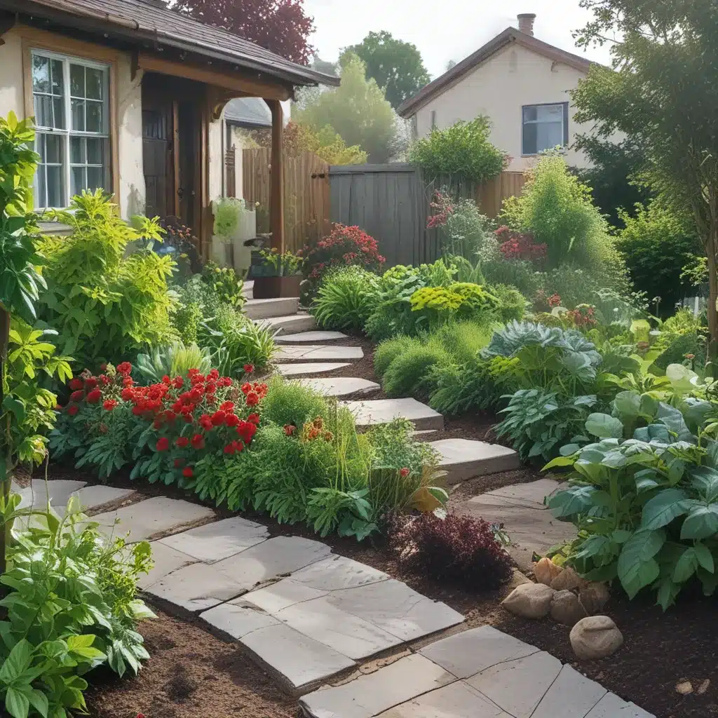 Landscape with Edibles for Curb Appeal and Nutrition