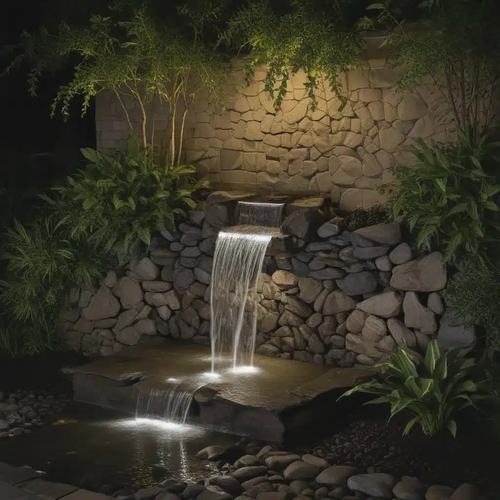 Lighting Water Features After Dark