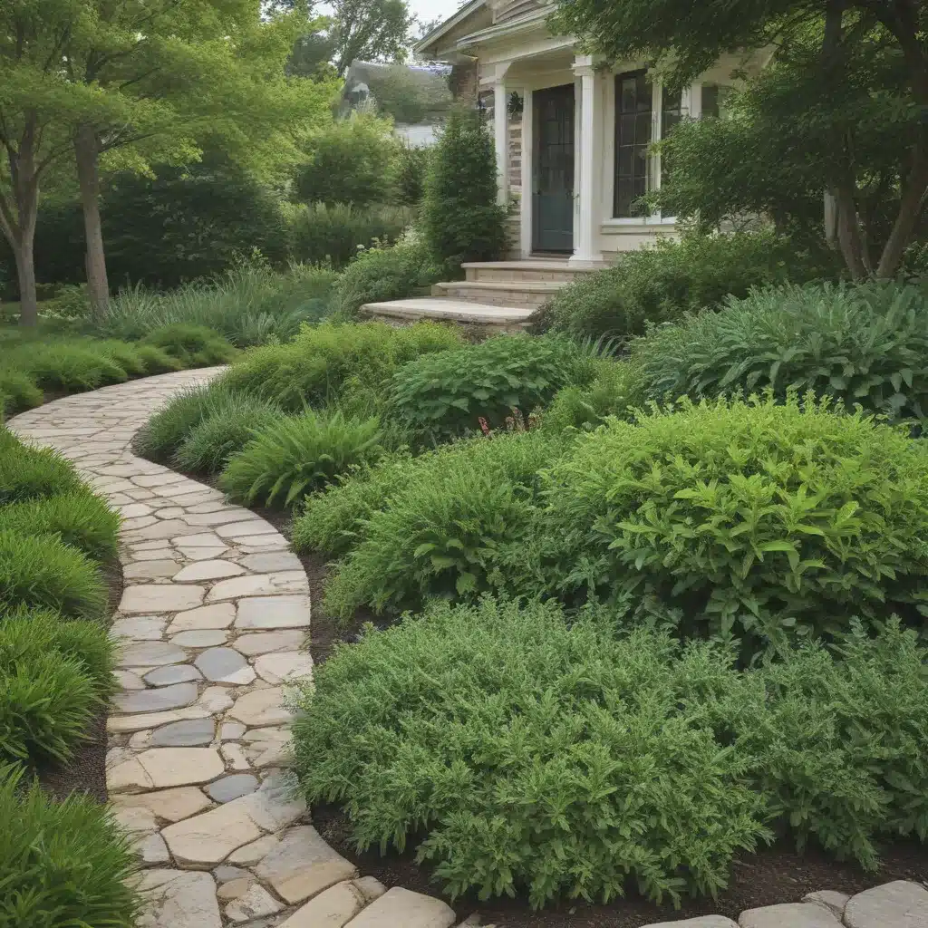 No Lawn Landscaping Ideas with Groundcovers and Hardscapes