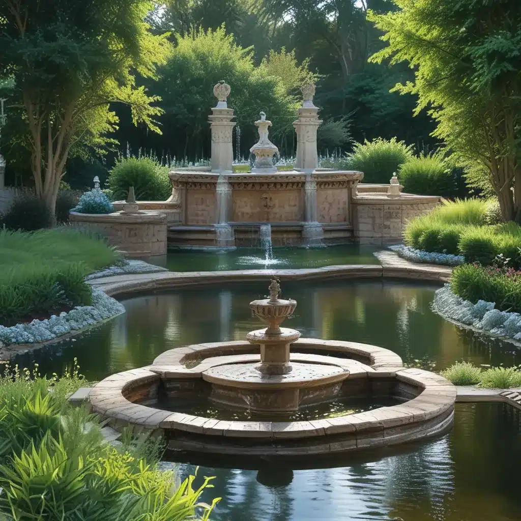 Old World Elegance: Formal Ponds and Classic Fountains