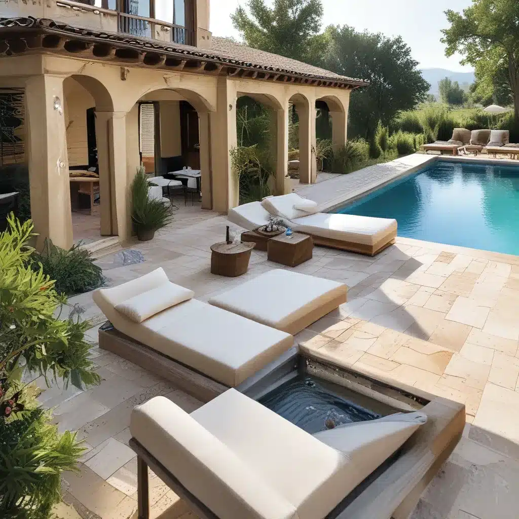 Outdoor Lounging Perfected with Swimming Pools and Spas