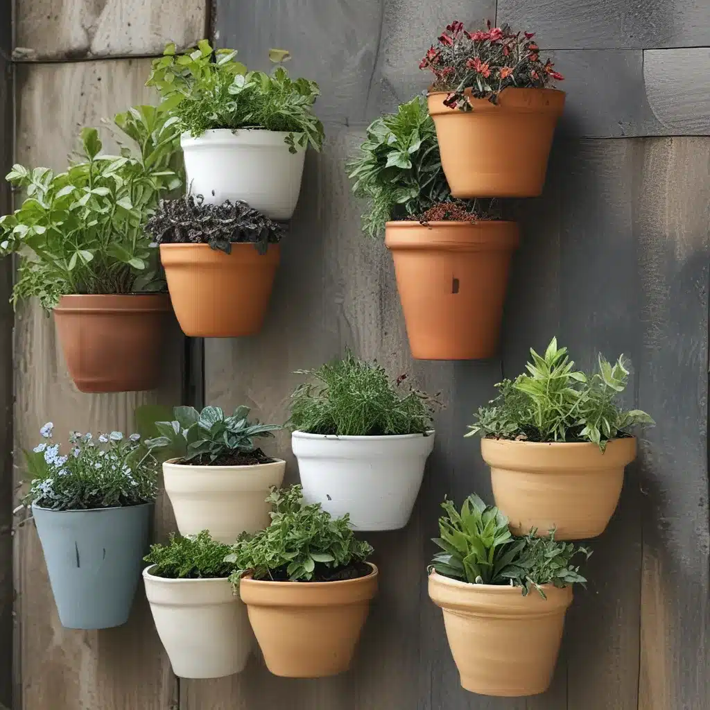 Small Space Gardening with Creative Planters and Pots