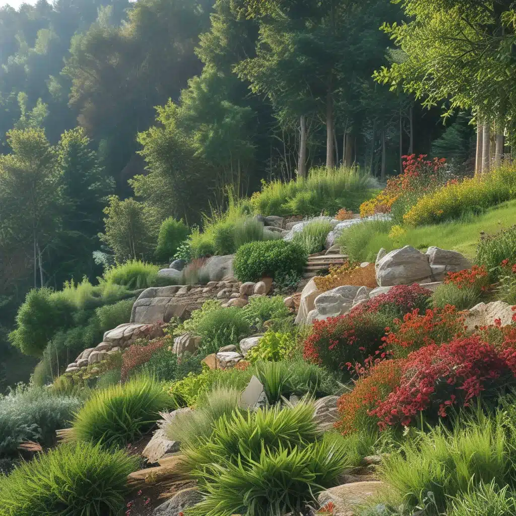 Terraced Plantings for Hillsides and Slopes