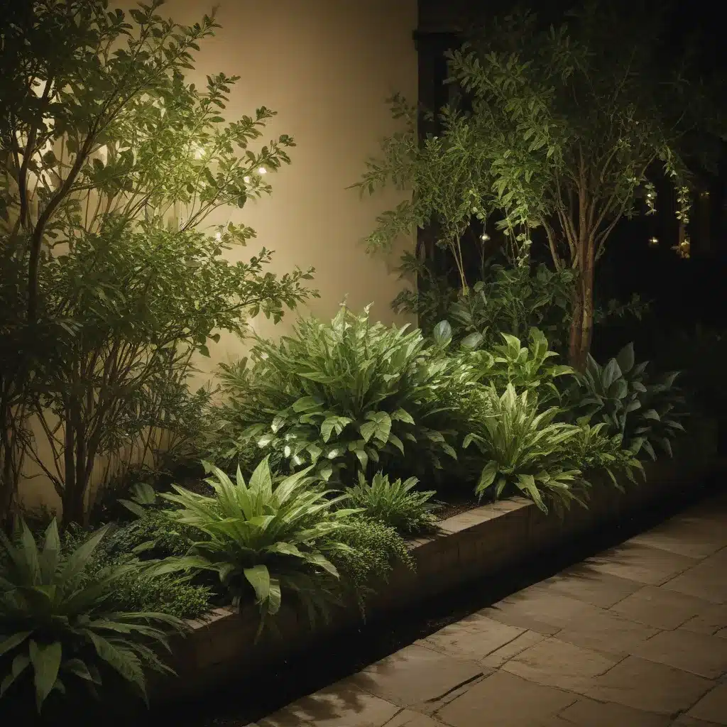 Use Uplighting on Focal Point Plants